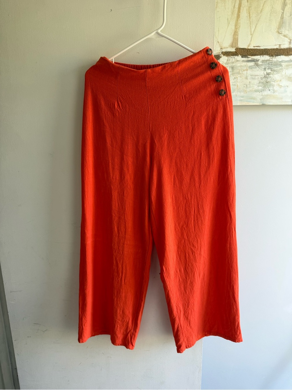 Sienna Sky Vibrant Orange Knit Top